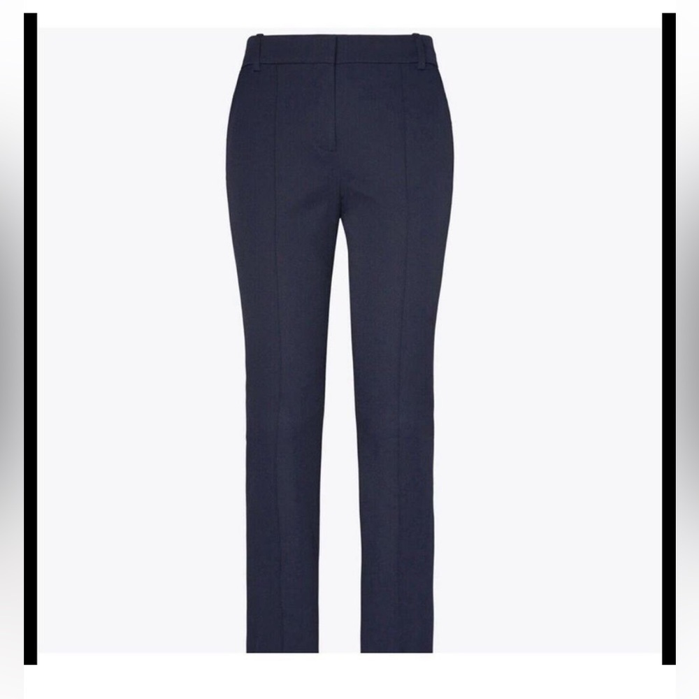 Tory Burch Pants Twill Trousers Pants Navy Blue size 6